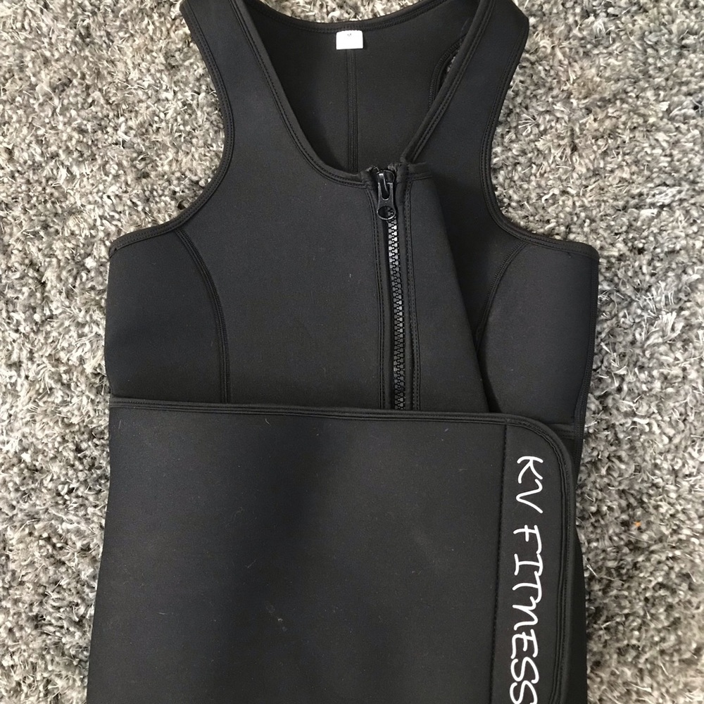 Sweat suit + waist slimmer